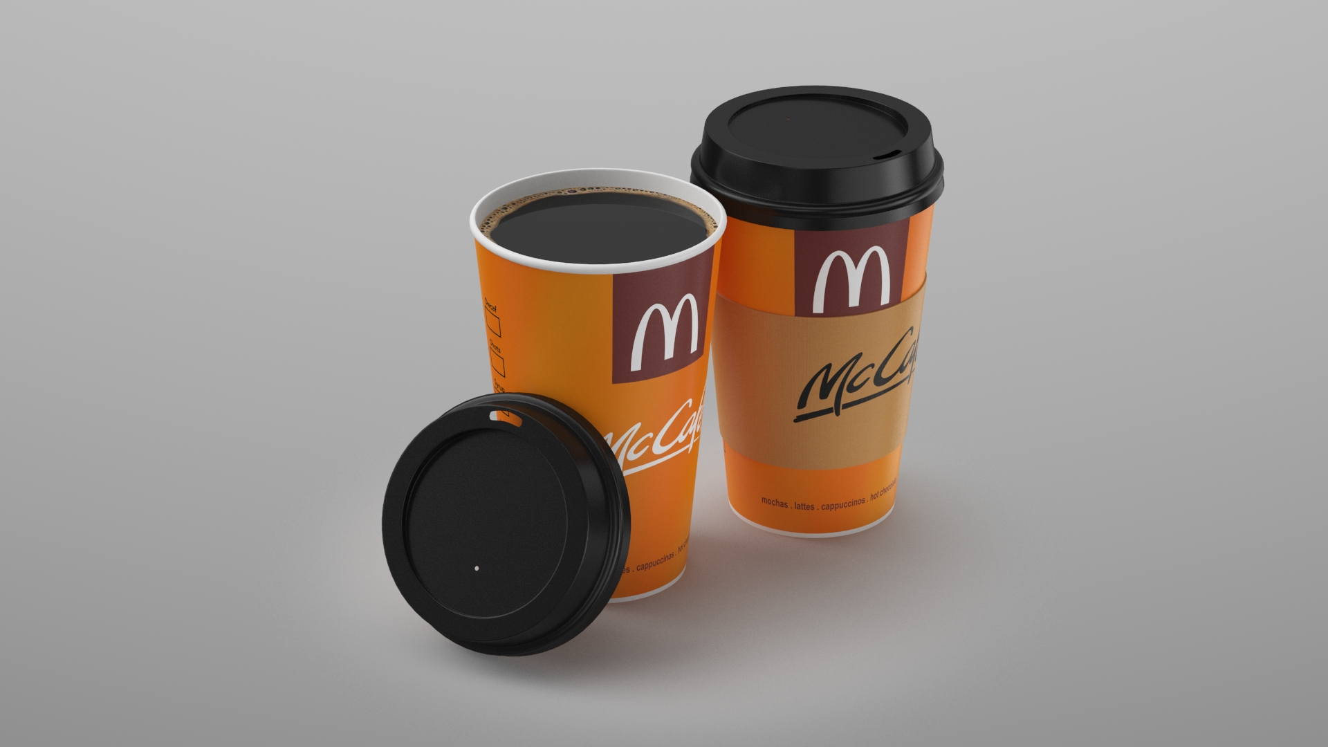 Coffee Paper Cups Collection 3D - TurboSquid 1943178
