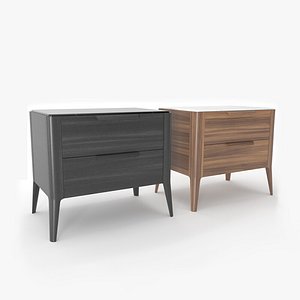 Nightstand Porada Ziggy Night bedside table with drawers