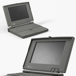 3D model Apple PowerBook 100 Series Laptop