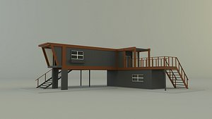 prefabricated house model 3D model