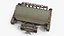 Heavy Rotary Mine Clearance Unit with Visible Wear Military Green Used