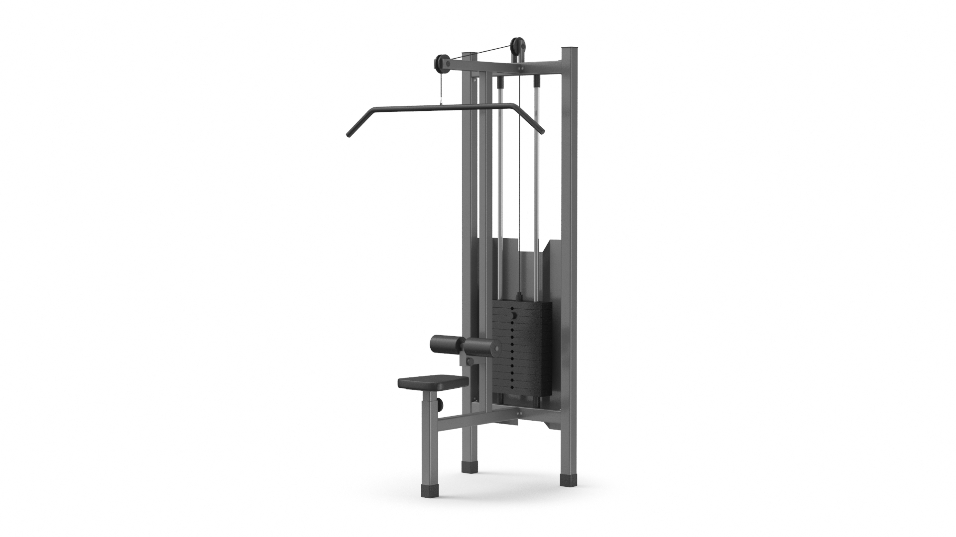 Pull Down Gym Machine 3D Model TurboSquid 2093449