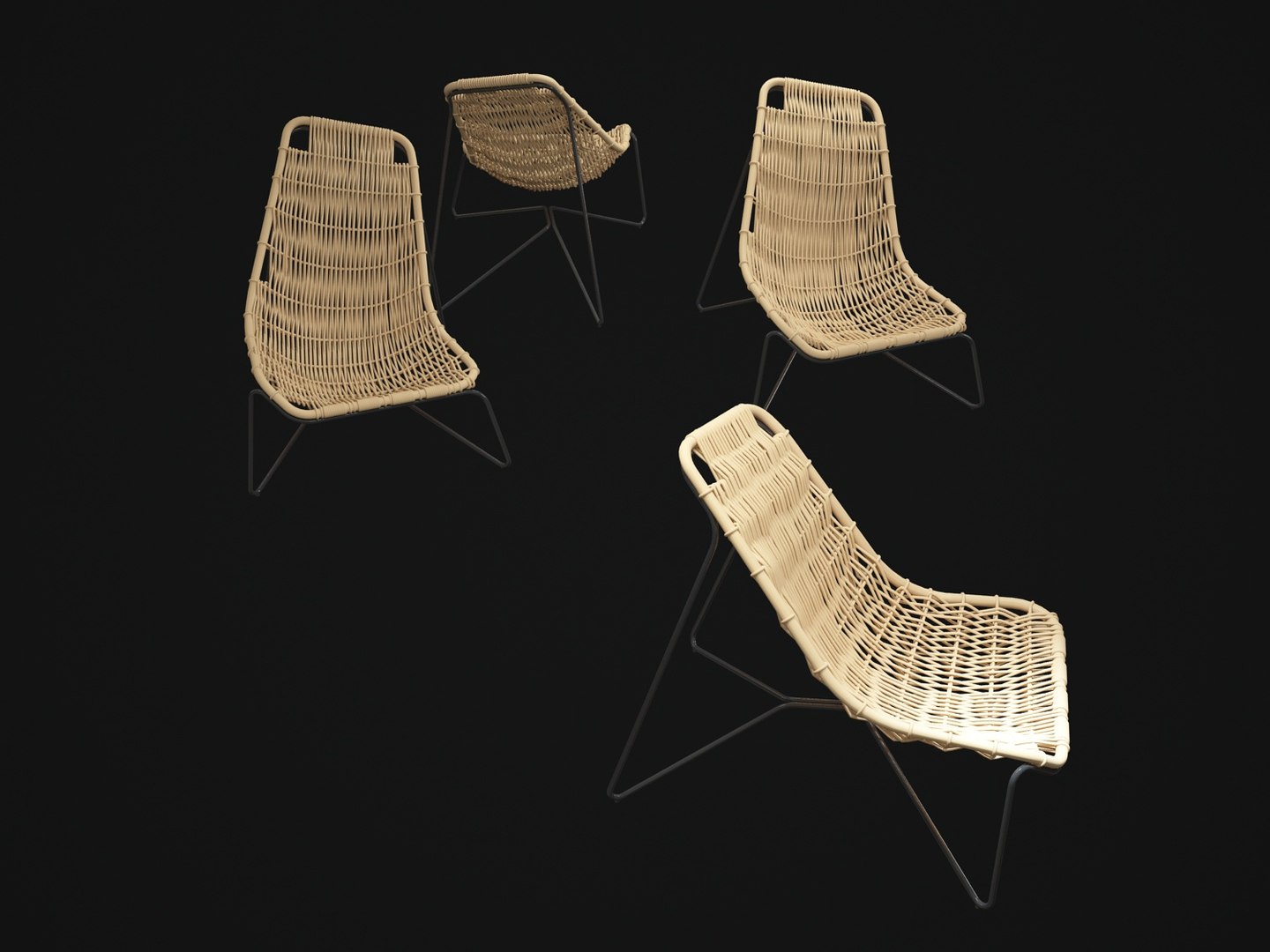 tina-rattan-chair-by-expormim 3d model