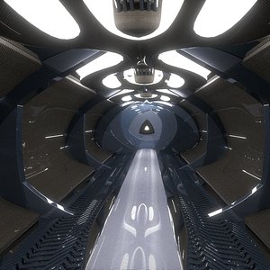 sci-fi corridor