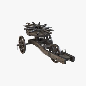 3D medieval cannons