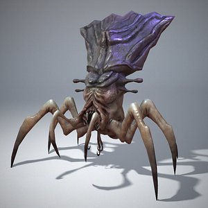 3d model character arachnid