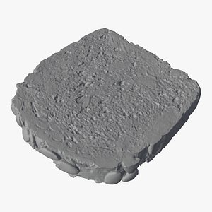 A Slice Of Pumpkin Seed Bread - For 3D Print 3D model