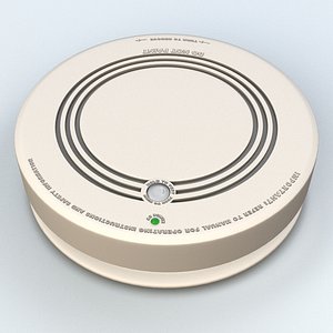 smoke detector 3d model