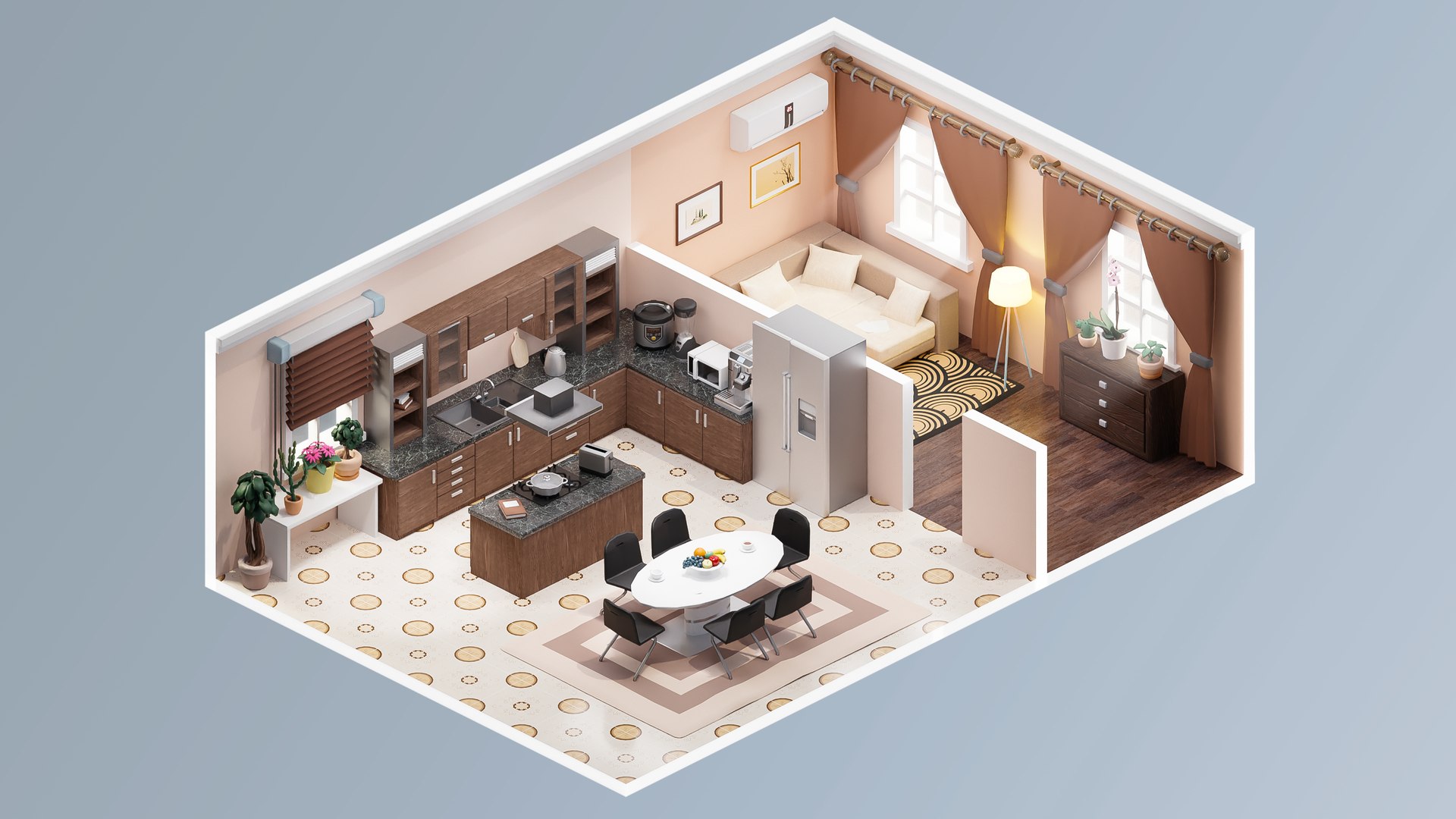 Room 58 3D Model - TurboSquid 2152208