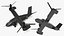 3D Bell V-280 Vertical Lift Combat Vehicle Flying Rigged for Maya model
