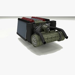 3d t-34 engine transmission t