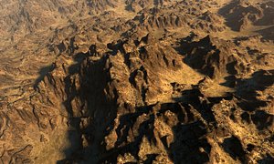 3D terrain landscape