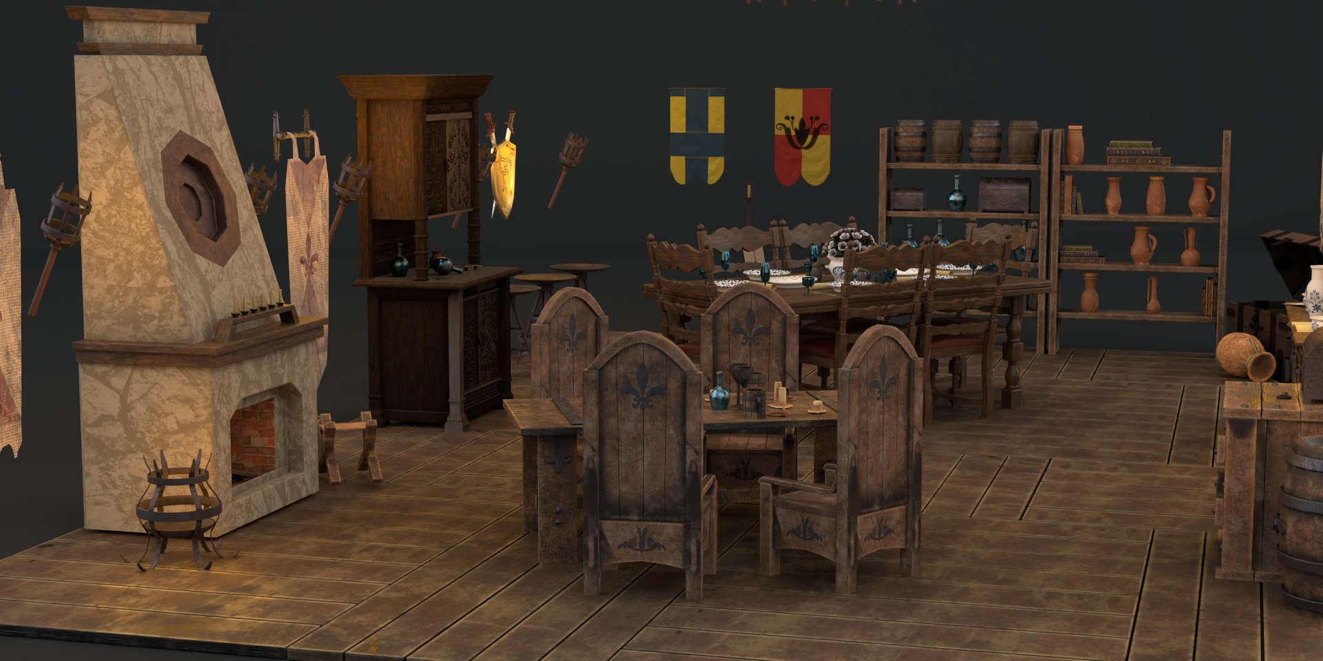 medieval props package interior room 3D model https://p.turbosquid.com/ts-thumb/su/aDK3JM/9s/render5/png/1612211327/1920x1080/fit_q87/7e8e0edb3a00e477d9f46f44932a348250c389c3/render5.jpg