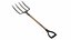 3D shovel rake hoe model