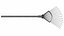 3D shovel rake hoe model