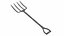 3D shovel rake hoe model