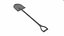 3D shovel rake hoe model