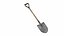 3D shovel rake hoe model