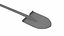 3D shovel rake hoe model
