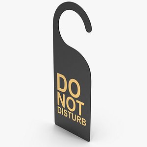 Hotel Room Door Tag Do Not Disturb