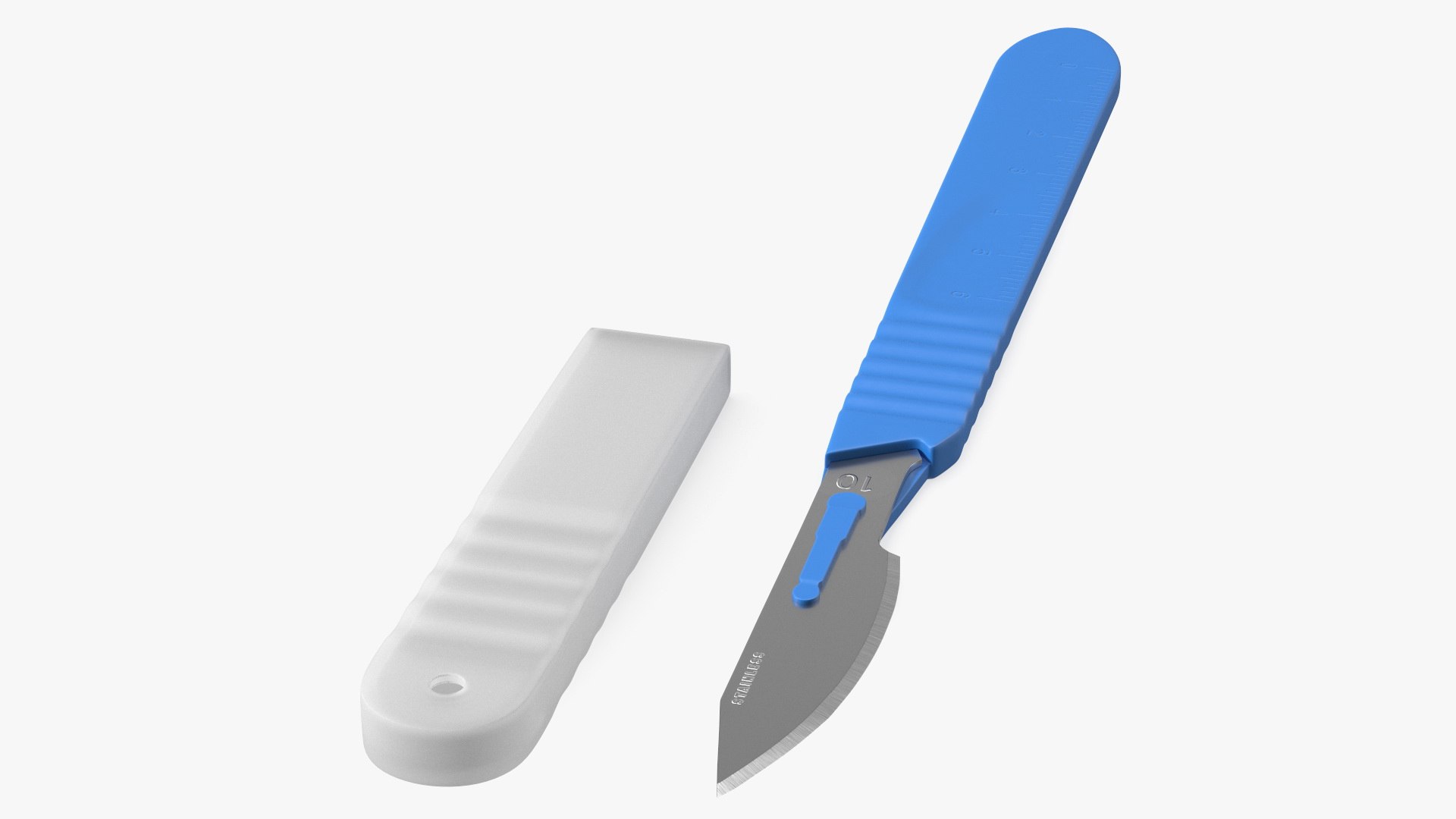 Scalpel with Cap 3D model preview