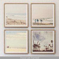 JUNIQE Travel set framed