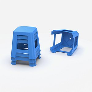 Plastic Stool model