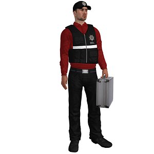 CSI Agent 2 LOD3 Rigged