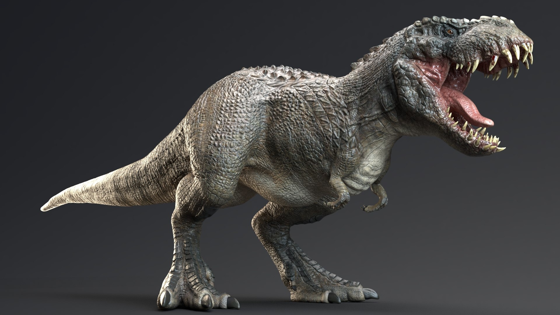 Theropod Rex Model 3D Model - TurboSquid 1814777