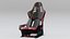 RECARO Podium Black-Red Racing Seat 3D model