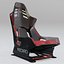 RECARO Podium Black-Red Racing Seat 3D model