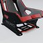 RECARO Podium Black-Red Racing Seat 3D model