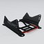 RECARO Podium Black-Red Racing Seat 3D model