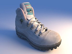 3ds max shoe mountain boot