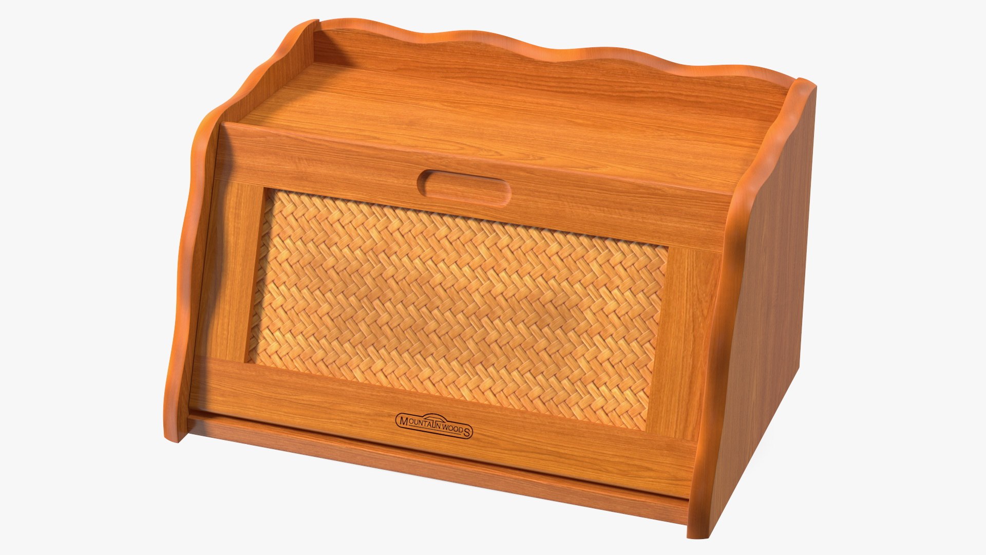 3D Oak Bread Box Mountain Woods TurboSquid 1971805