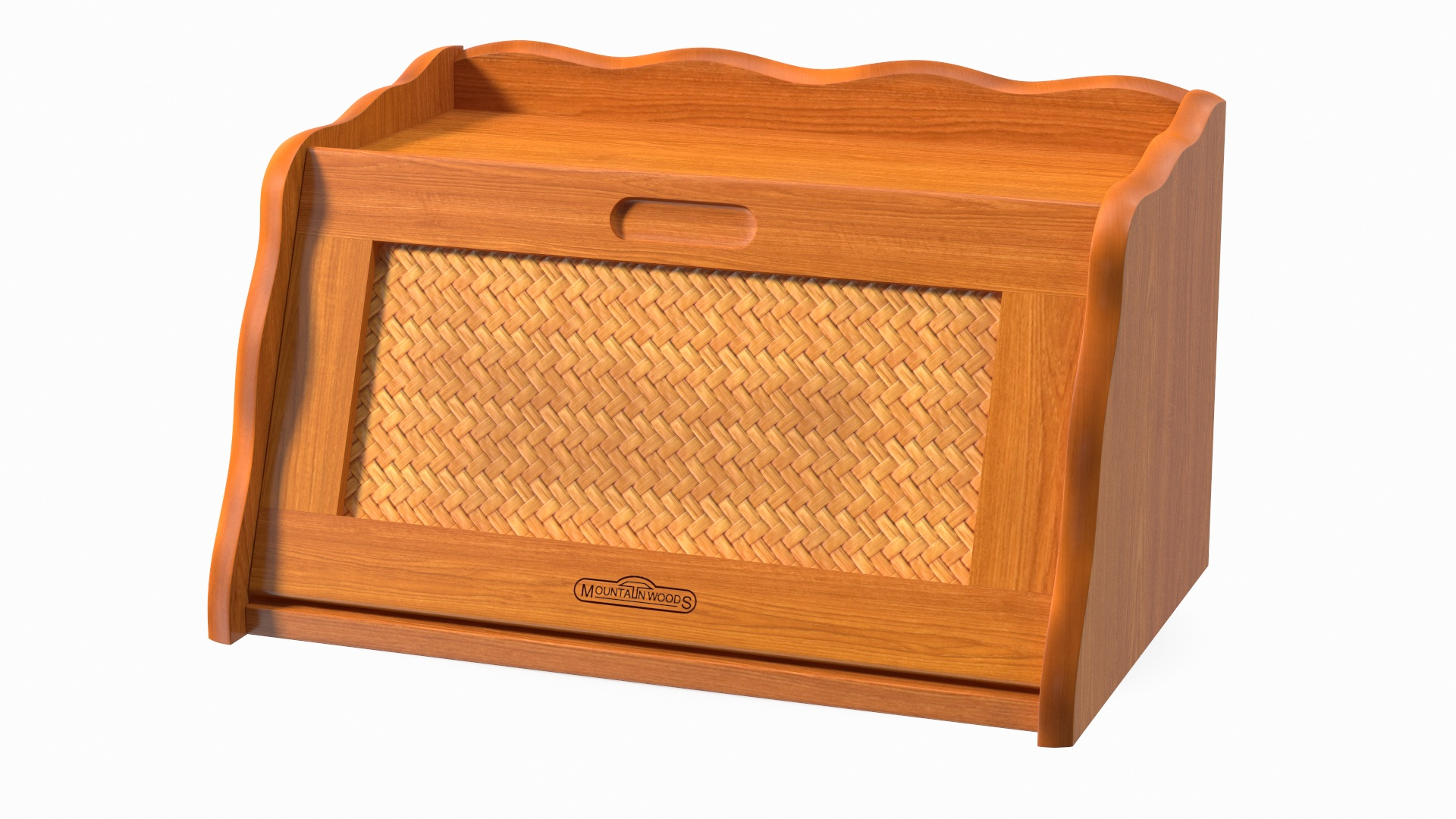 3D Oak Bread Box Mountain Woods TurboSquid 1971805