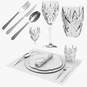 BORMIOLI ROCCO Cassiopea Glassware 3d model