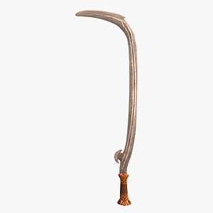 Mambele Sickle Sword Variation A 3D model