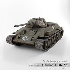 t-34-76 t-34 soviet tank model