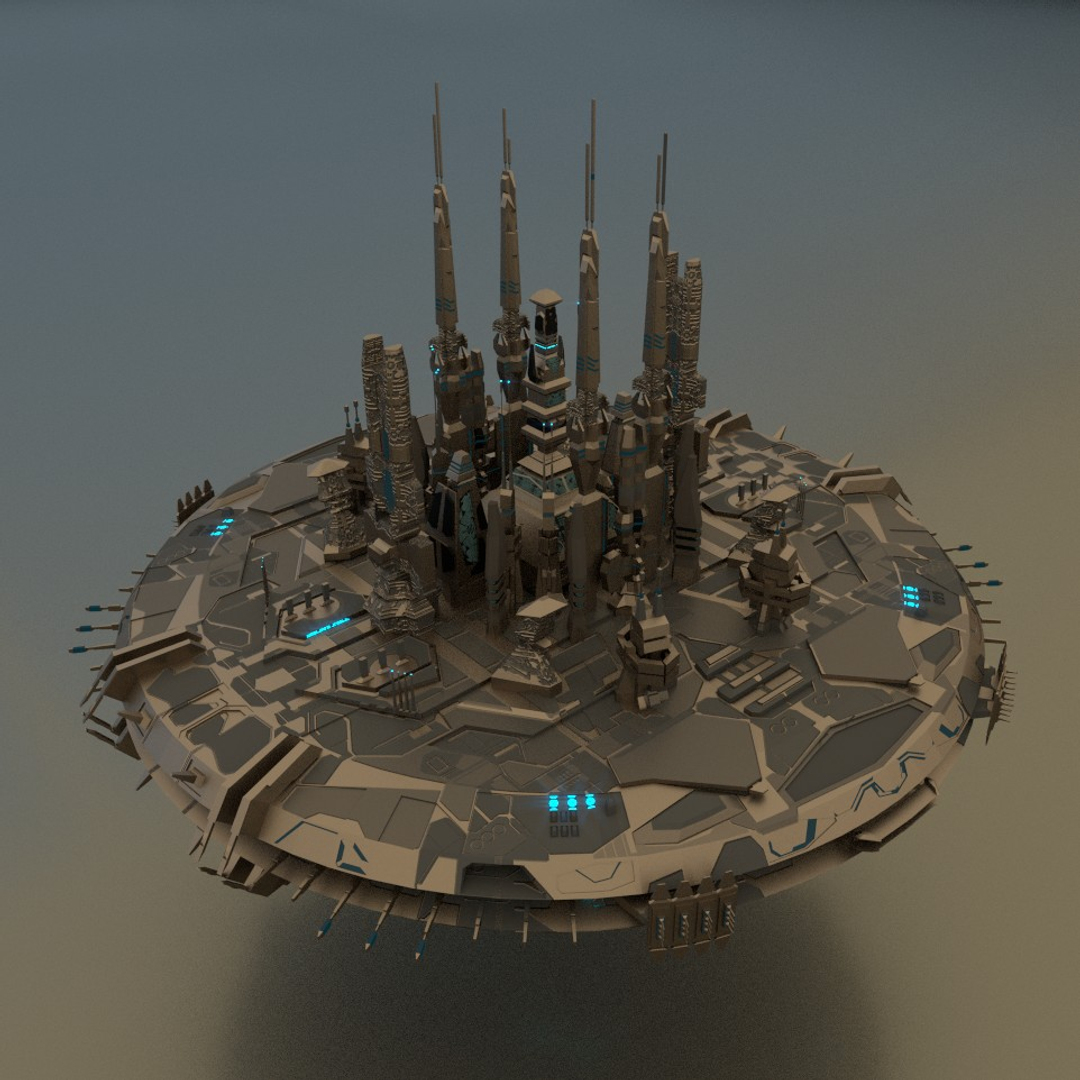 Ship Mothership 3D Model - TurboSquid 1162714