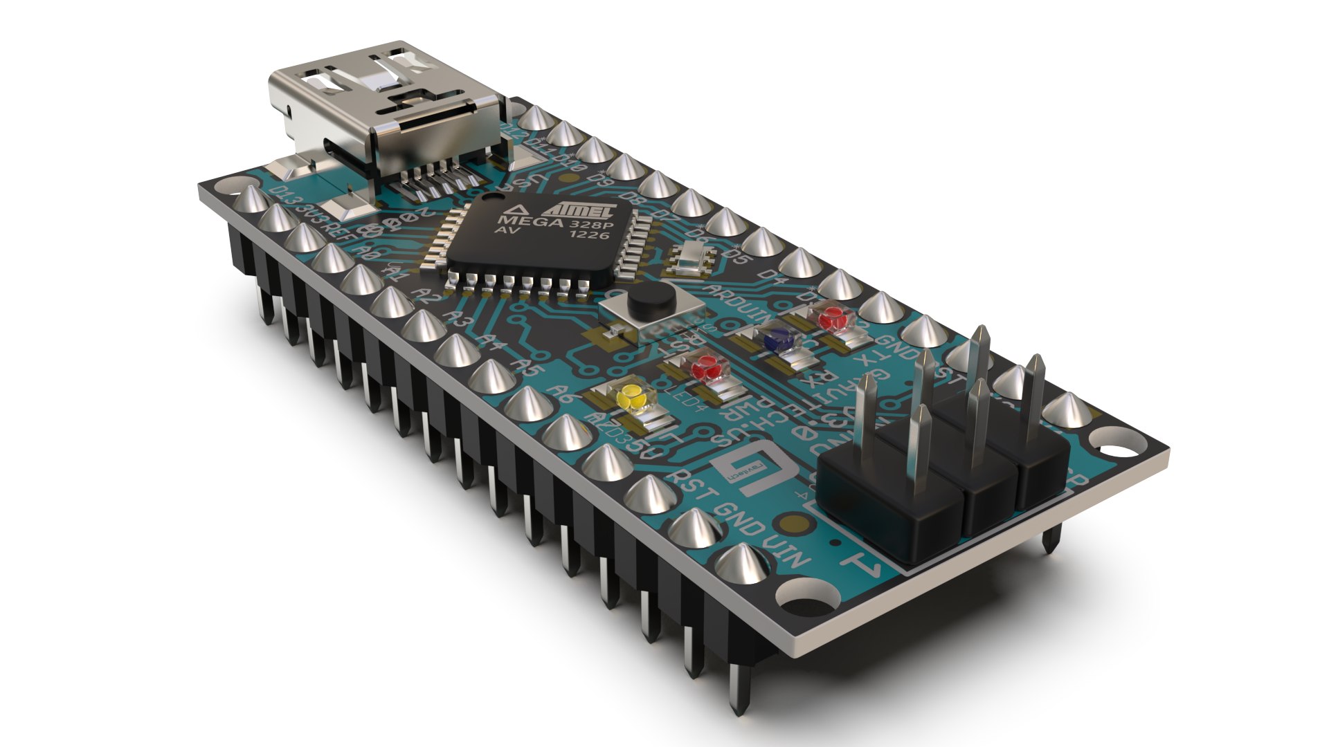 Arduino Nano Model - TurboSquid 1672770