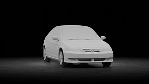 3D Honda Civic 2001 model