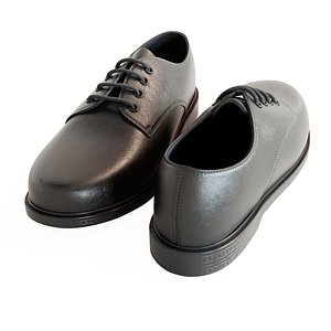 School Shoes Boys 3D model