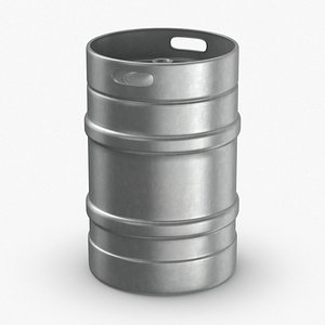 3D beer-keg- full-size model