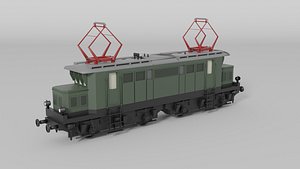 3D german electric locomotive
