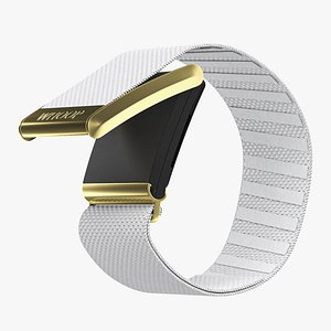 Fitness Tracker Whoop 4 White Rigged model