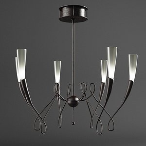 terzani chandelier lighting virgins 3d model