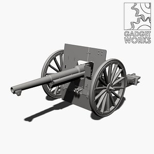 3d max m1897 75mm gun 1897