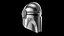 Mandalorian sci-fi helmet