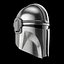 Mandalorian sci-fi helmet